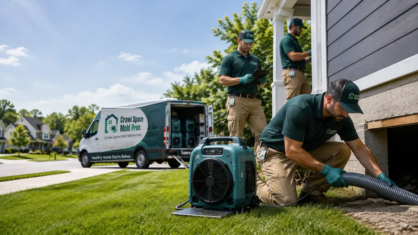 Crawl Space Mold Removal in Almena, WI